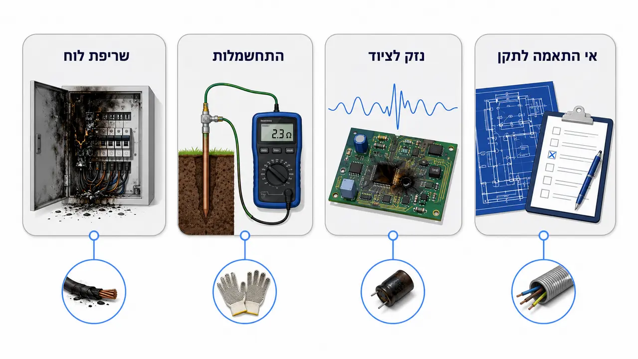 אילו סוגי תיקים נפוצים דורשים חוות דעת בתחום החשמל