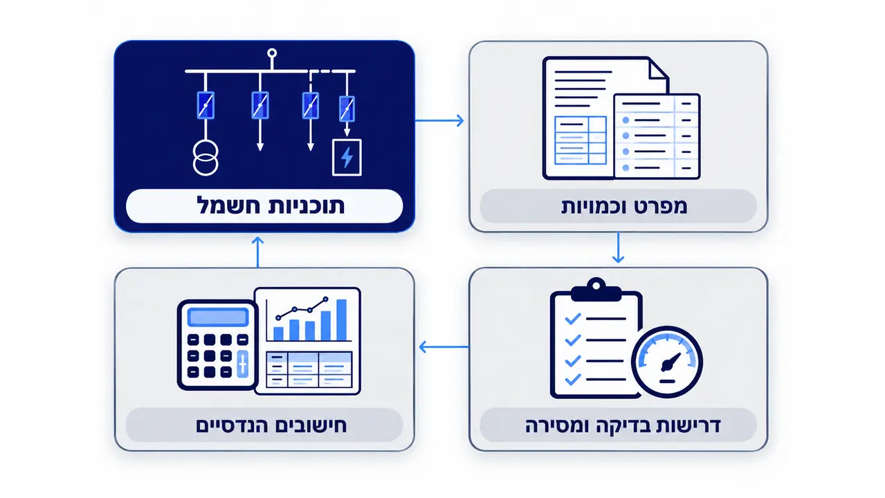 מהם התוצרים ההנדסיים שמתקבלים בסיום תהליך התכנון?